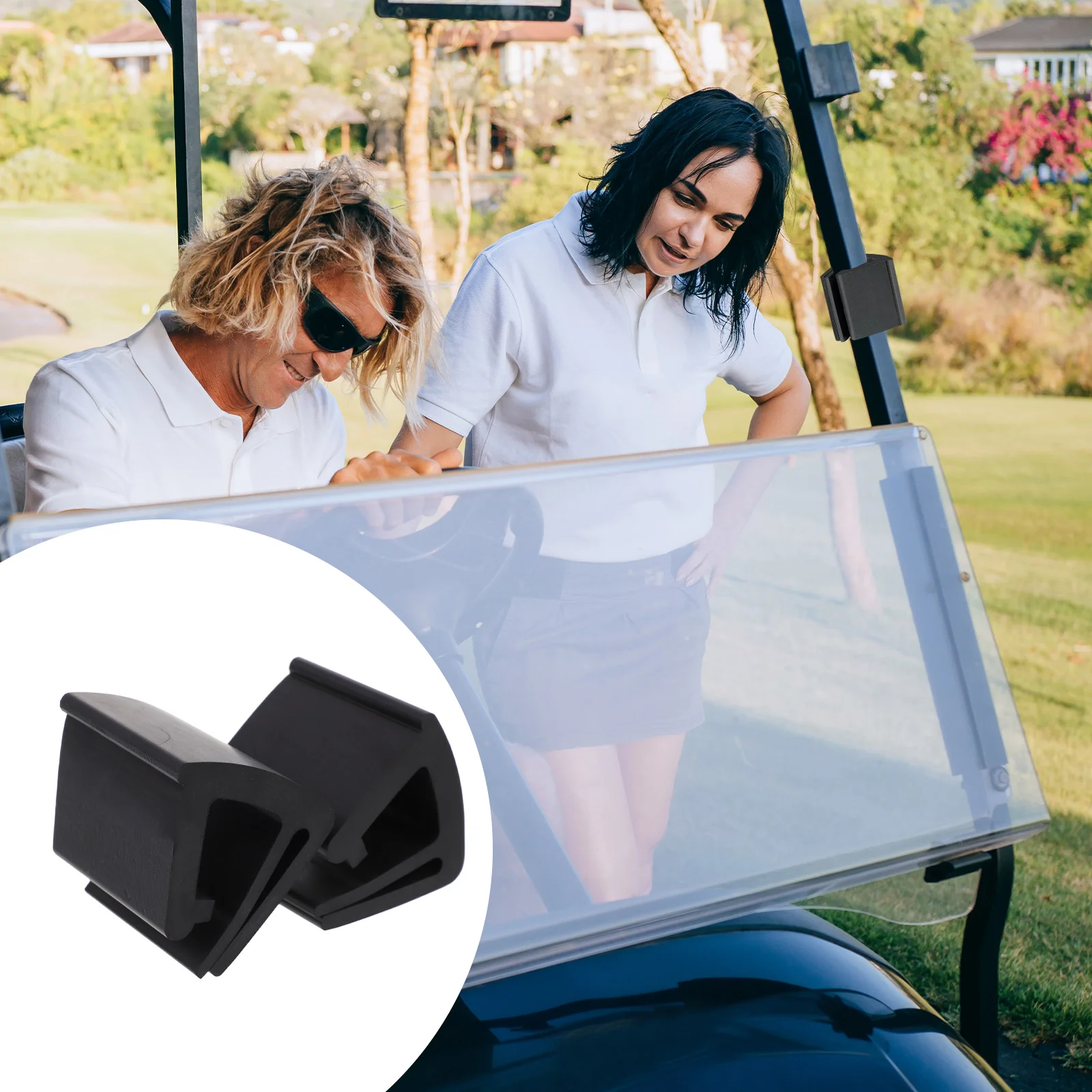 

Windshield Clips Cart Retaining Clamps Fixingpartsfastener Replacement Mount Brackets Car Club Bottom Mounting Sash
