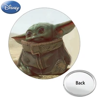 baby yoda mirror disney brand star wars compact portable for makeup purse pocket ultra thin lovely mirrors kids gifts by59