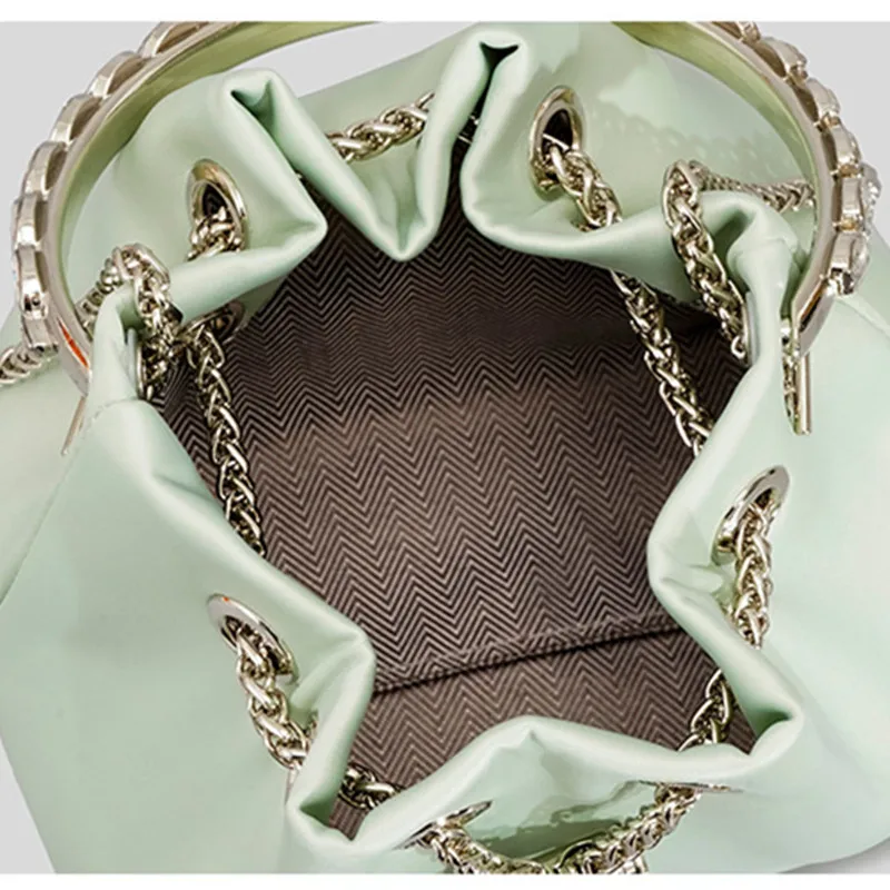 European And American Satin Dinner Bag Fashion Diamond Messenger Bag Banquet Handbag Glite Diamond Bag Women Purse And Handbags