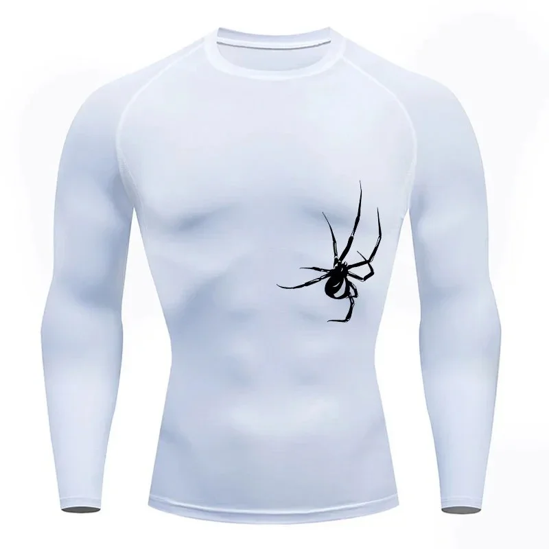 Мужская компрессионная футболка для бега с коротким рукавом спортивные футболки