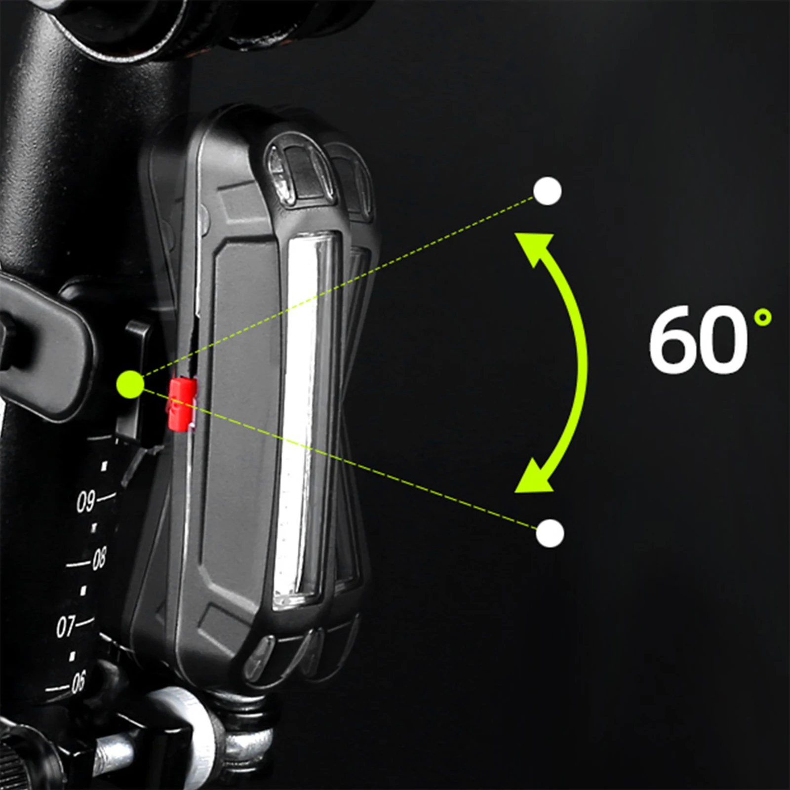 

Задний фонарь для велосипеда, перезаряжаемый задний светодиодный фонарь для велосипедной езды для безопасного рабочего украшения