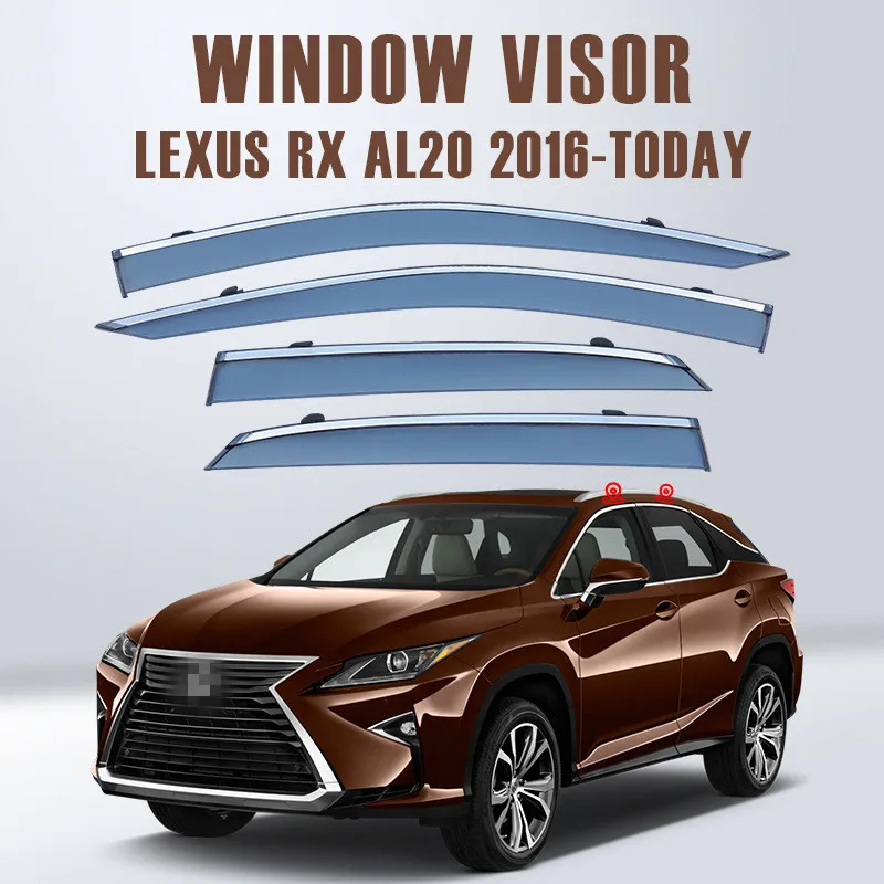 Козырек для автомобильного окна, защита от дождя, экран для погоды, козырек от дождя для двери, козырек подходит для Lexus RX270 300 450HL