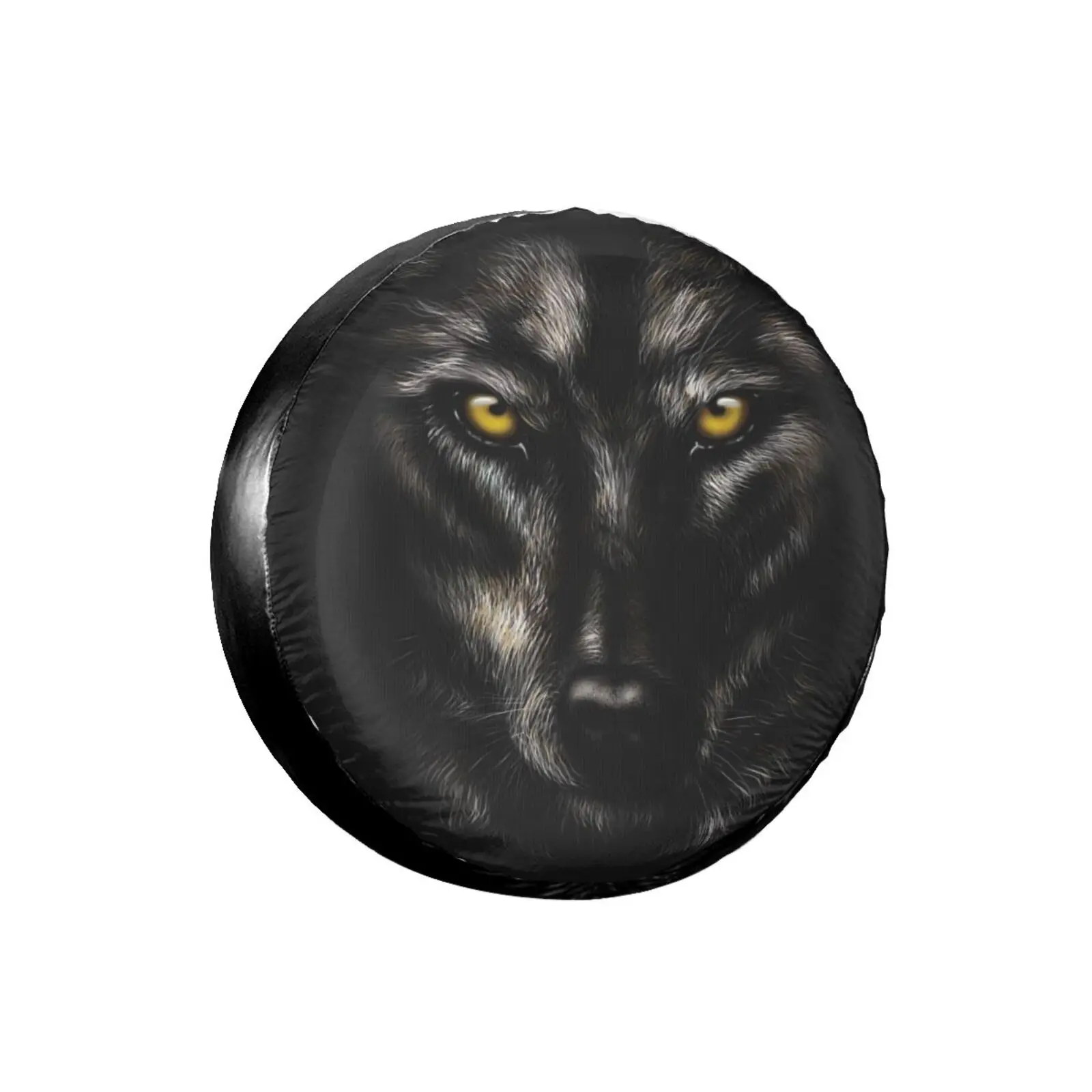 

Wolf,3D Printed Wolf Spare Tire Cover Waterproof Dust-Proof UV Sun Wheel Tire Cover Fit For Jeep,Trailer