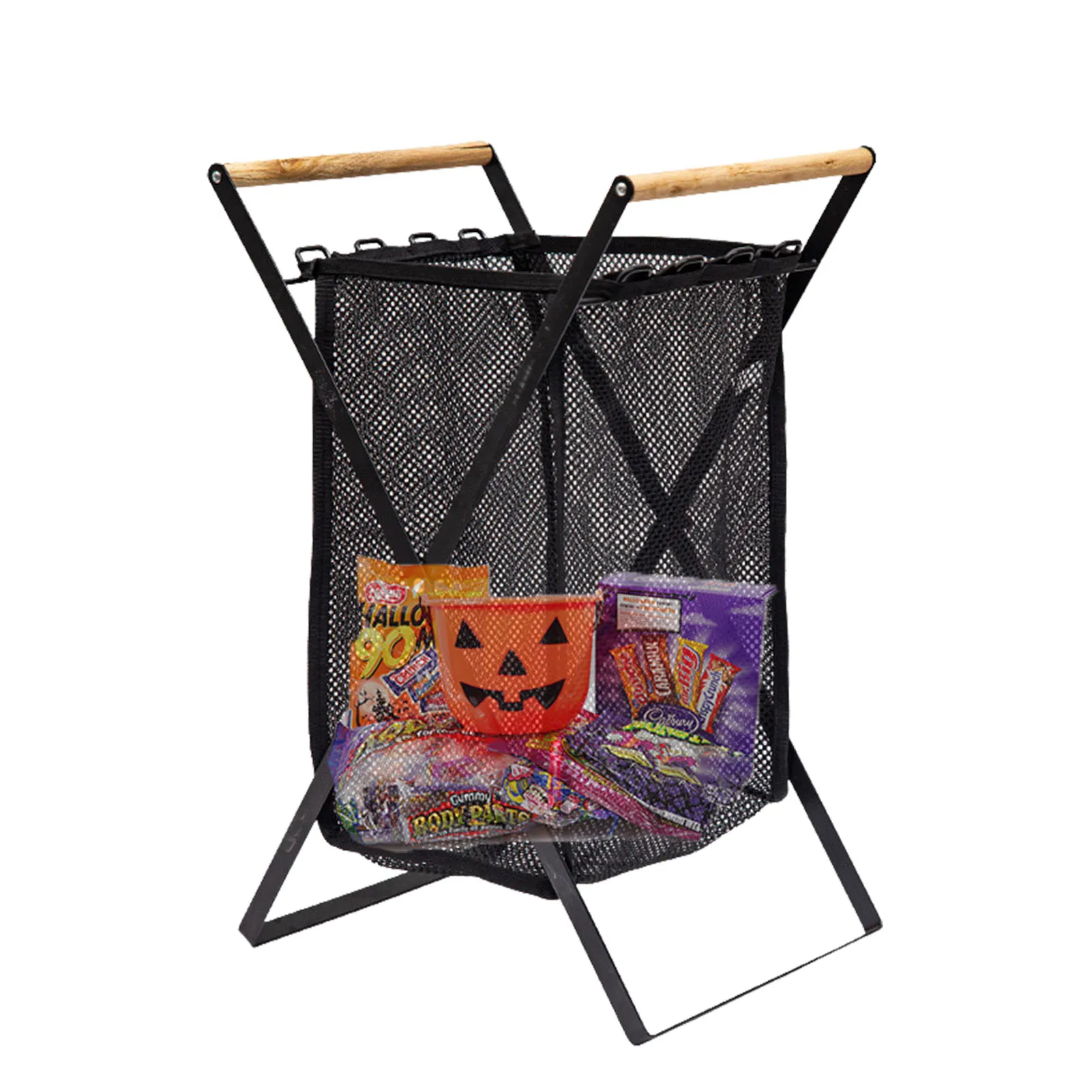 

Collapsible Laundry Mesh Basket Folding Laundry Hamper With Support Durable Laundry Mesh Basket With Stand Multiples Uses