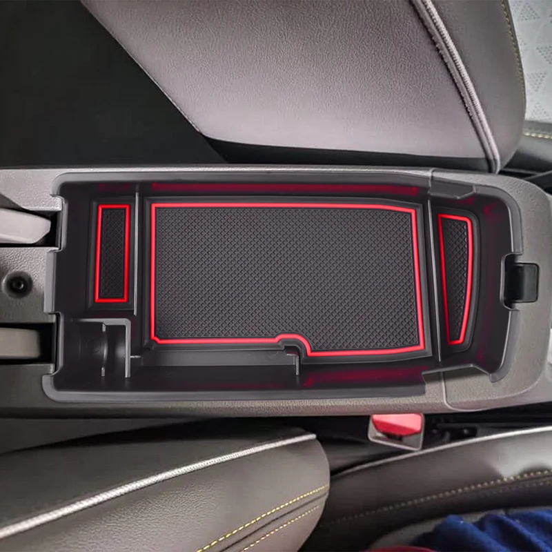 

Car Center Console Organizer For Chevy Bolt EUV / Bolt EV 2022 2023 Armrest Box Glove Secondary Storage Insert Tray with Coin