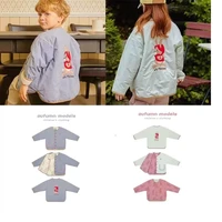 childrens jacket 2022 autumn new cartoon double sided boys jacket cotton pink girls warm thickened jacket childrens clothing