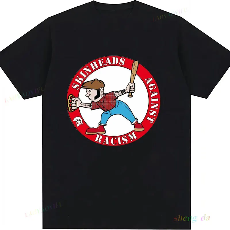 Повседневная забавная винтажная футболка Skinhead A Way of Life унисекс с короткими