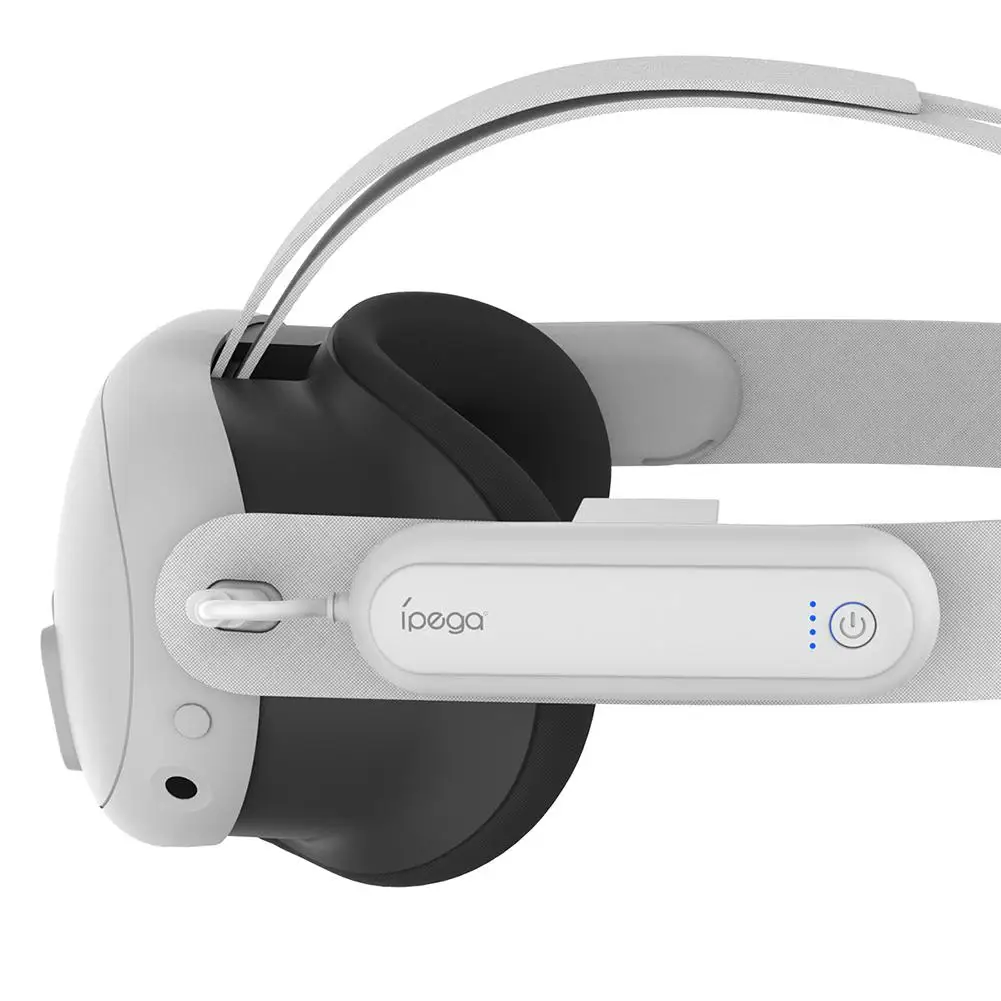 20000 МВтч Power Bank большой емкости для Meta Quest 3S/Quest 2 VR аккумулятор очков с 4 синими