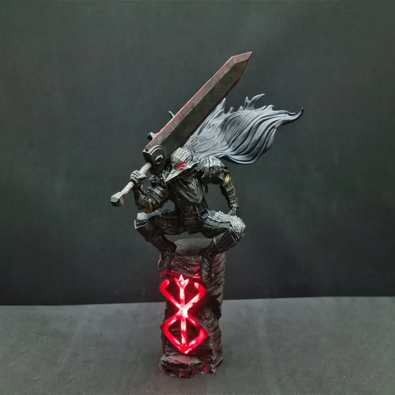

1pcs Anime Statue Doll Furious Guts Statue Night Light Resin Crafts Action Model Ornament Home Decoration Sculpture Decoration