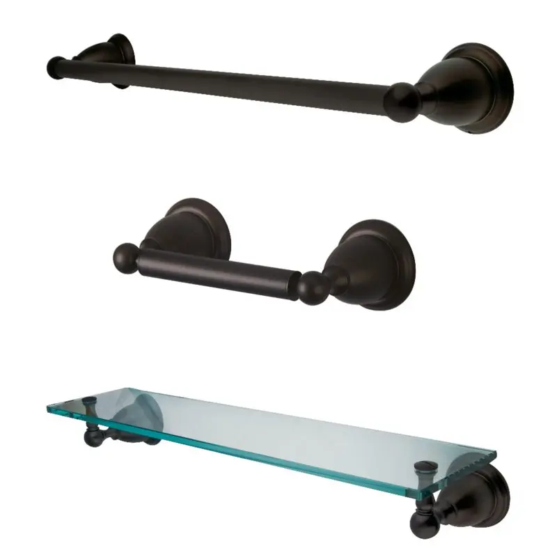 

BAK175289ORB Heritage 3-Piece Bathroom Accessory Set, Oil Rubbed Bronze