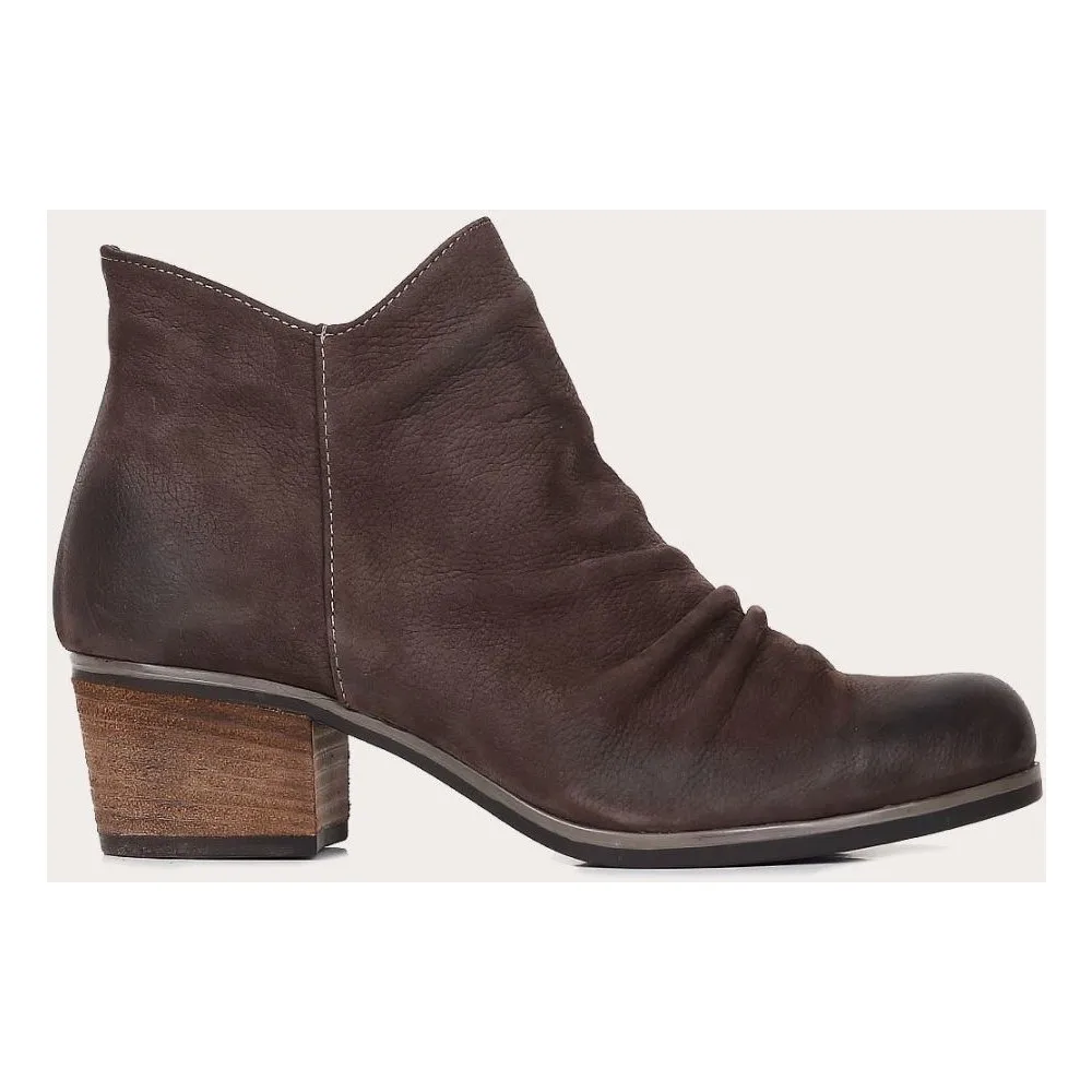Dorlie Nubuck Brown Women 'S High-Heeled Boots