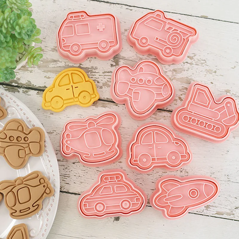 

8 шт. формы для печенья в форме грузовика, «сделай сам», форма для печенья с мастикой, зеркальные формы для печенья, принадлежности для выпечки