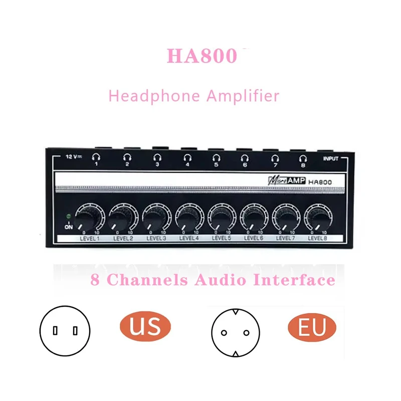 8-канальный усилитель для наушников