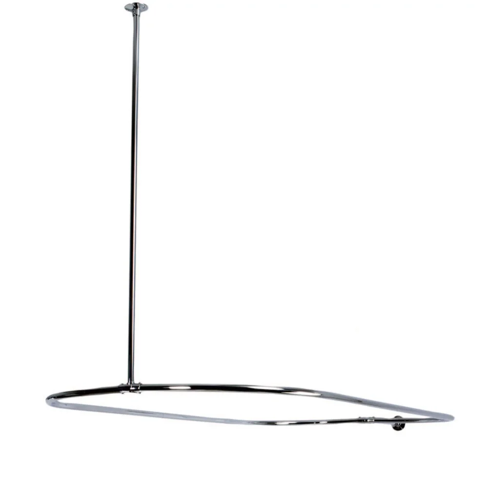

Kingston Brass CC3151 Rectangular Shower Rod, Polished Chrome