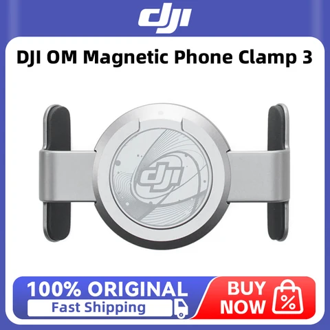 Магнитный зажим для телефона DJI OM 3, гладкое магнитное быстрое соединение для DJI Osmo Mobile 6 OM SE OM 6, новые оригинальные аксессуары на складе