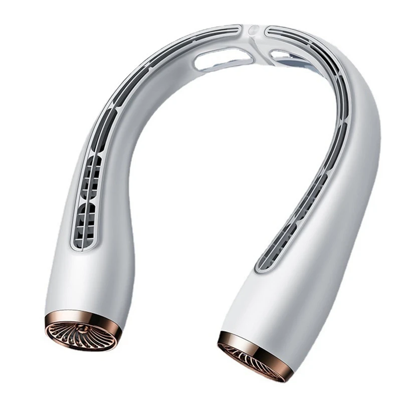 

Беслопастной Вентилятор охлаждения Turbo, Перезаряжаемый USB портативный охлаждающий подвесной шейный вентилятор без крышки