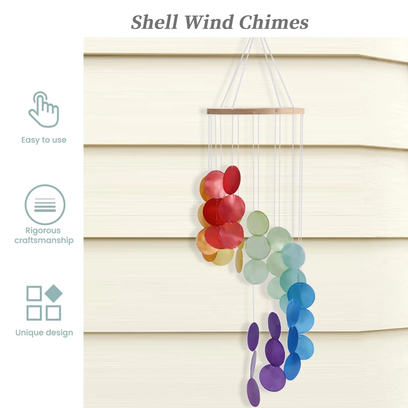 Натуральная ракушка колокольчики Ловец снов ремесло уличное украшение для двора