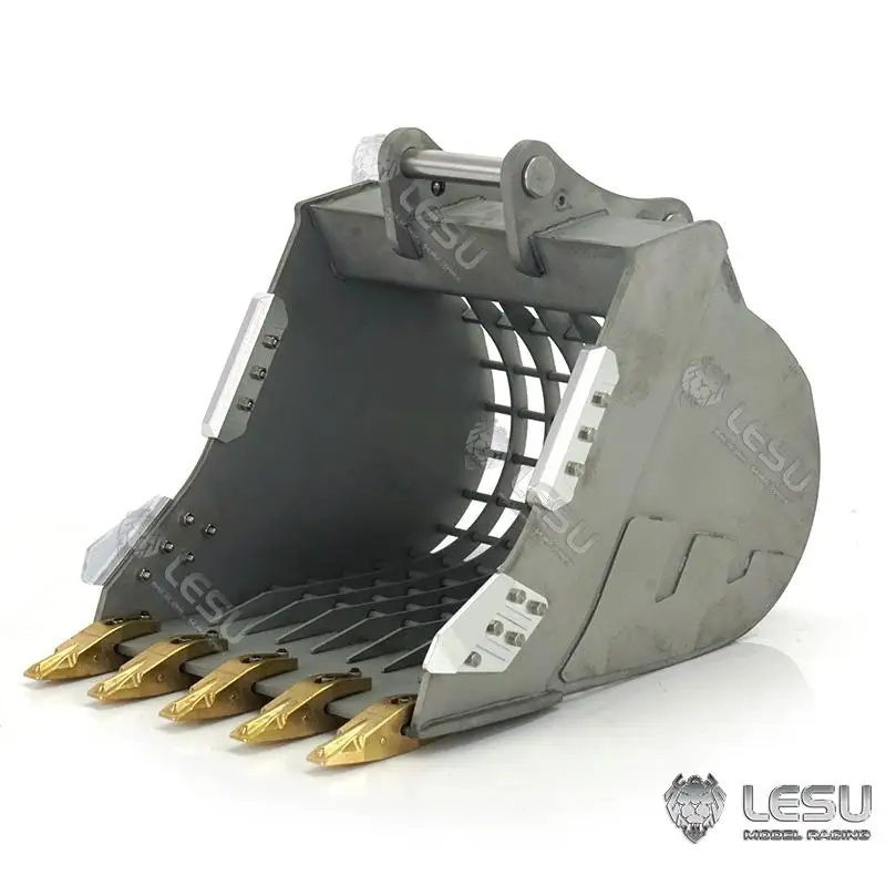 

1/14 Hydraulic model excavator AC360 wheel excavator small short tail refit quick disassemble and replace grille bucket hook mac