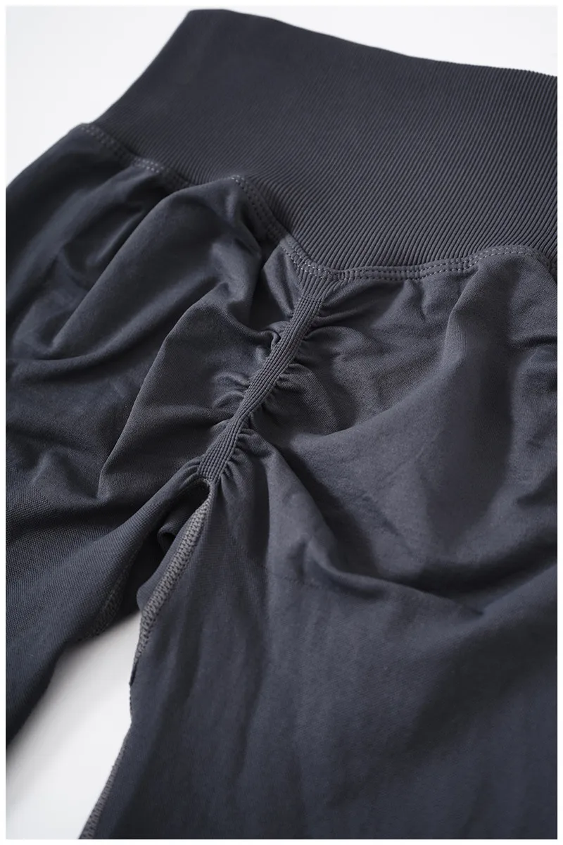 Solid Color  Fitness High Waist Comprehensive Training Jogging Sport Pant Seamless Yoga Legging For Women Fast Breathable Sweats