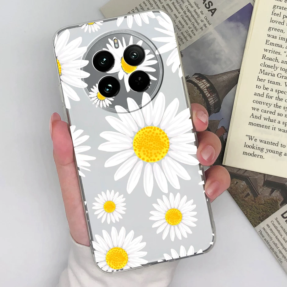 Чехлы для Oppo Realme 12 Pro Plus P1 Rainbow Bear Прозрачный чехол телефона 12Pro ProPlus P чехлы