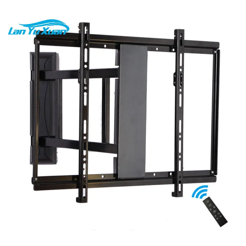 

32-85inch motorized Electric swing arm Full motion TV wall mount smart remote control swivel arms TV wall bracket
