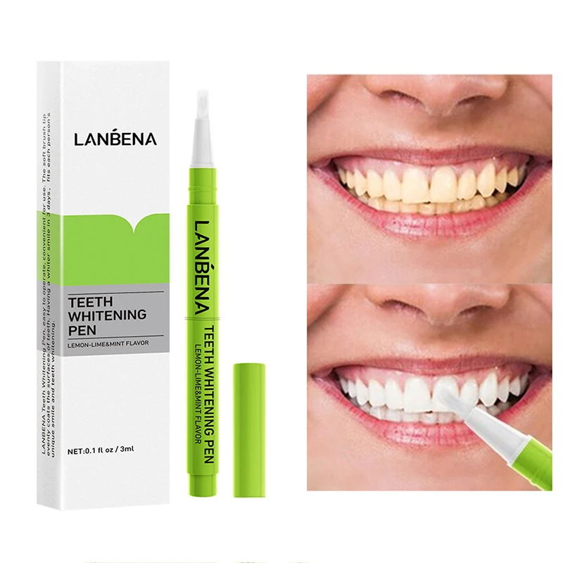 

Oral Care Teeth Whitening Pen Dental Whitener Lemon Lime Hygiene Gel Effective Remove Stains Cleaning Tooth White Tools