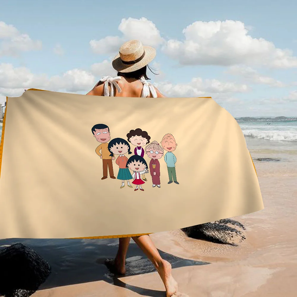 C-Chibimaruko Chan аниме пляжное плавательное полотенце мягкие детские подарки для детей