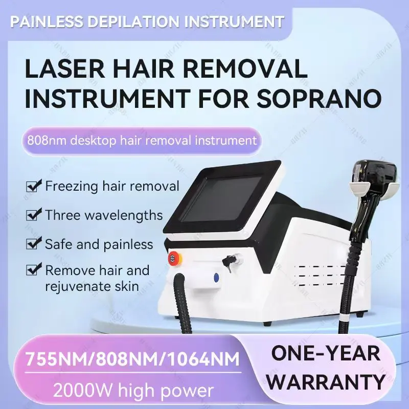 

2023 Desktop Distributor 808 hair removal machine laser hair removal 2000w best selling hair removal machine