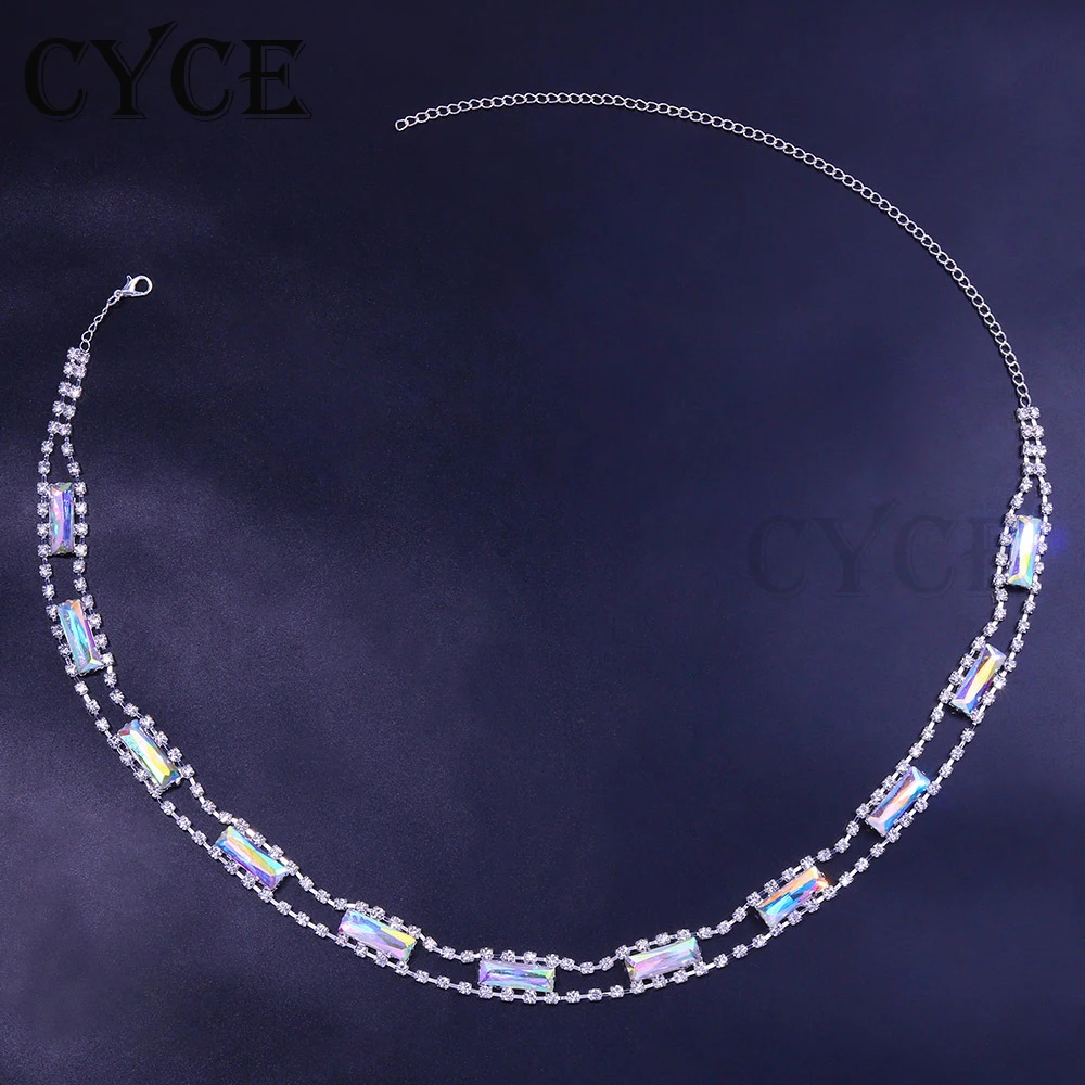 Women Jewelry Trendy Color Diamond Belly Chain Summer Beach Accessories Sexy Single Row Waist Chains Body |