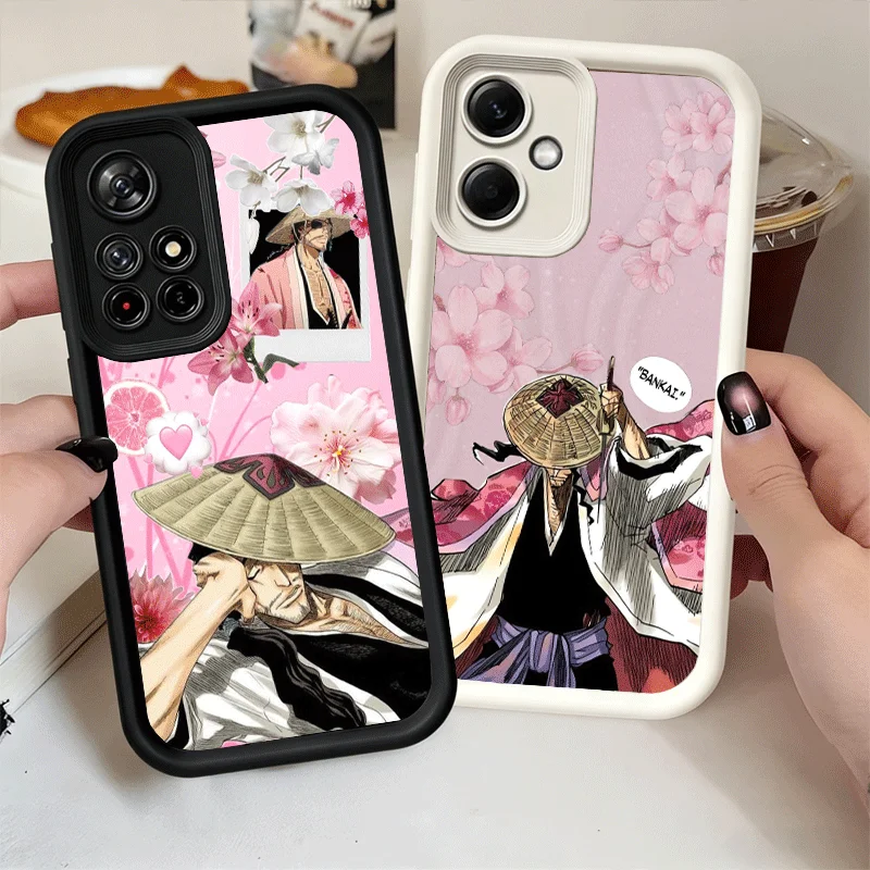 Фото Мягкий чехол для телефона Bleach Kyoraku Shunsui для Xiaomi Redmi Note 15 14 13 12 11 Pro Plus 10S 11S 4G 11T 5G, силиконовый чехол №2