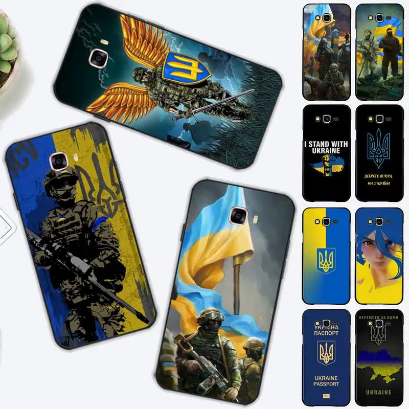 

Ukraine Flag Phone Case for Samsung J 2 3 4 5 6 7 8 prime plus 2018 2017 2016 core