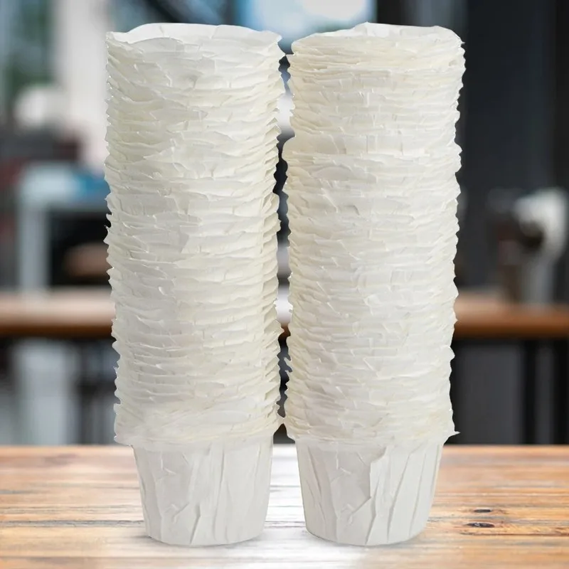 50 Упаковок Одноразовых Бумажных Держателей K-Cup Для Белого Кофе