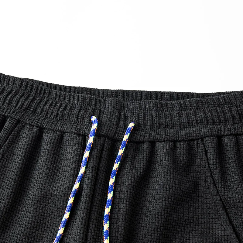 M-6XL Waffle Sweatpants Men Sport Casual Joggers Pants Streetwear Oversize Harem Pants Running Training Trousers Fitness Clothes