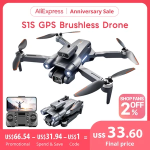 Imported WRYX S1S Drone GPS 5G 8K HD Dual Camera Professional Wifi FPV Obstacle Avoidance Optical Flow Foldin