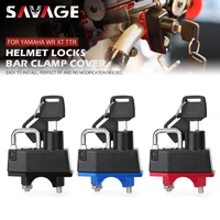 helmet locks for yamaha wr250 rx ttr 600 230 125 tw 200 xt 225 250 serow motorcycle accessories bar clamp tool anti theft key