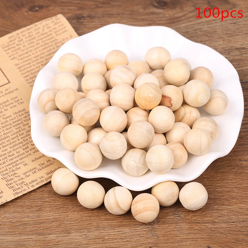 

100Pcs Natural Health Camphor Wood Balls Pest Control Organic Cedar Wood Balls