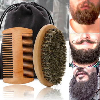 Men Mustache Comb Kit 1