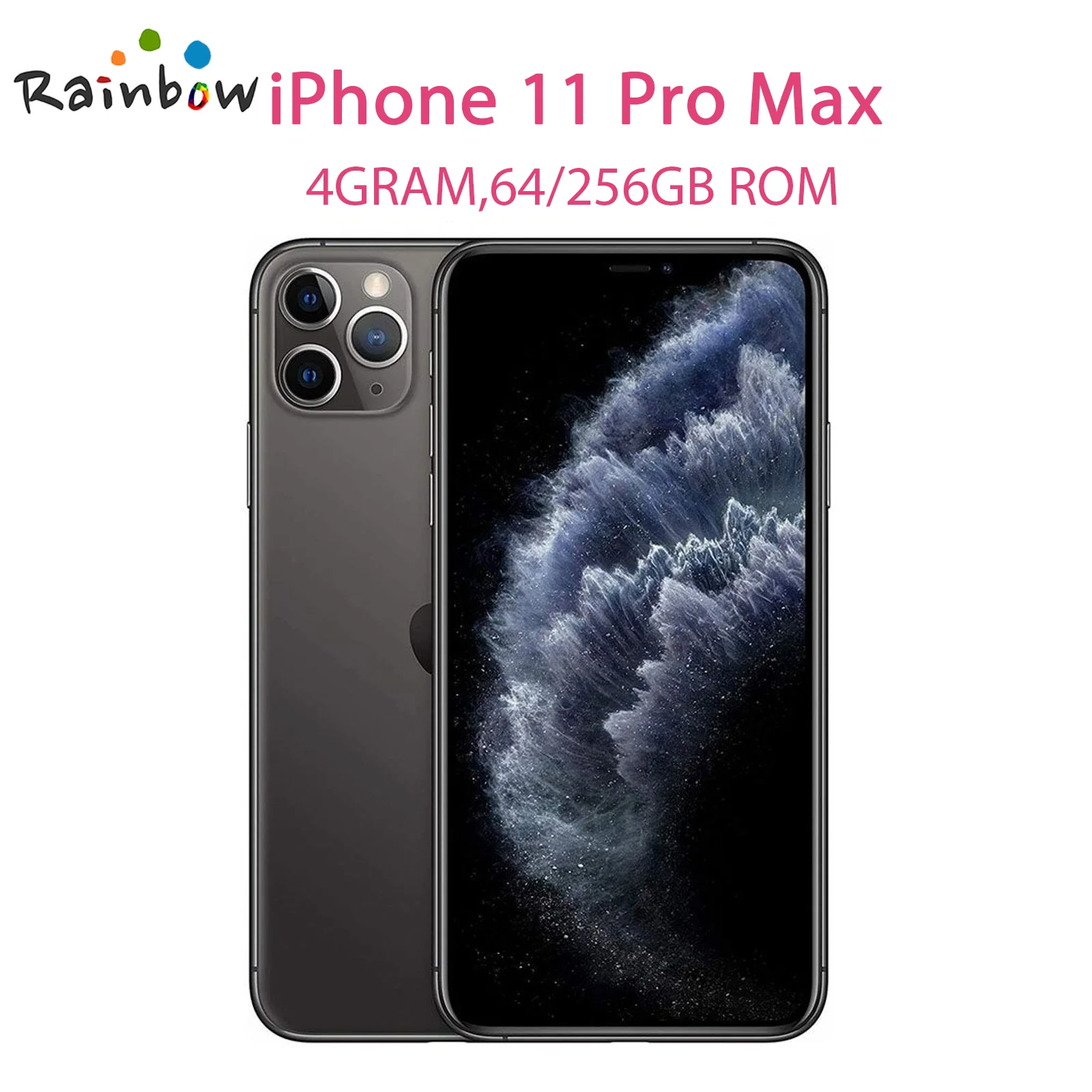 Оригинальный мобильный телефон IOS Apple A13 Bionic Hexa Core Triple 6 5 дюйма 4G LTE 4 ГБ и 64/256/512