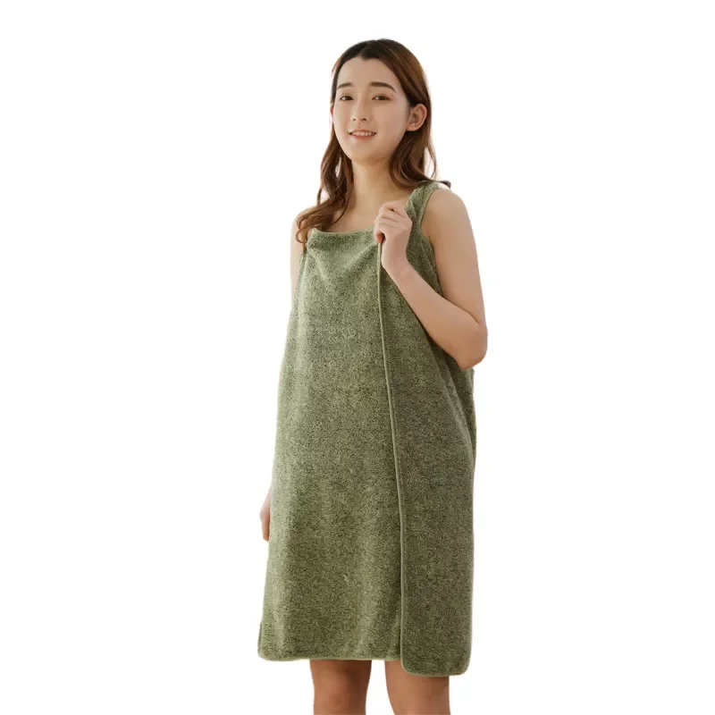 

Женское банное полотенце из бамбукового волокна, для взрослых, носимое пляжное полотенце, банное платье, полотенце
