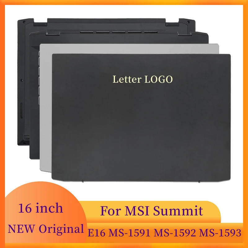 

NEW Laptops Frame Case For MSI Summit E16 MS-1591 MS-1592 MS-1593 Laptop LCD Back Cover Palmrest Top Case Bottom Case