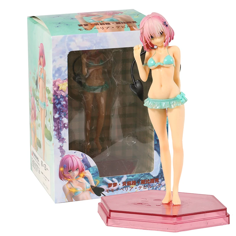 

To Love Ru Darkness Momo Belia Deviluke Swimsuit Ver PVC Figure Collectible Model Toy Birthday Gift Doll