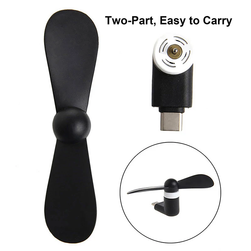 10/20/50/100 шт. портативный мини-вентилятор Usb Type-C