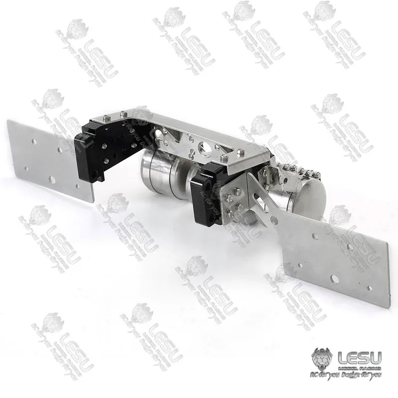 Фото Металлическая задняя балка RC 1/14 с кронштейном для фонарей и комплектом креплений для самосвалов Tamiya, а также для грузовиков SCANIA, MAN, VOLVO (запчасти для самостоятельной сборки) №5