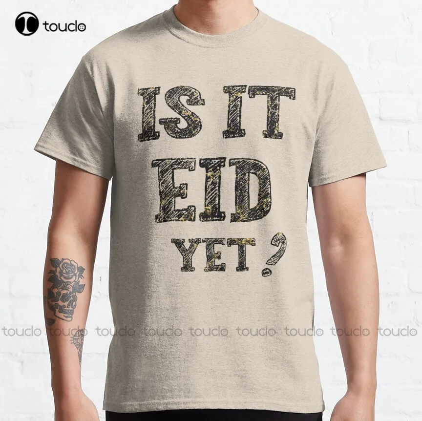 Фото Это уже ИД? Рамадан мусульманская Классическая футболка женская на заказ Aldult