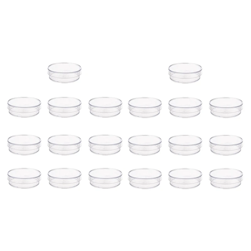 20 шт. Стерильные пластиковые чаши Петри 35 мм X 10 с крышкой для дрожжей LB