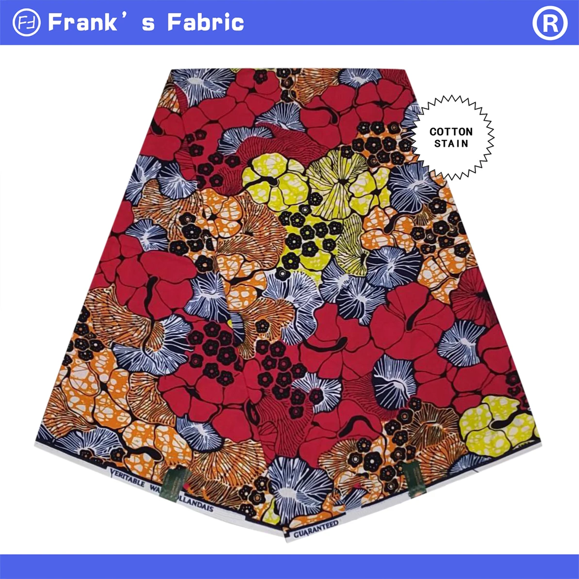 

Real Wax Original Ankara Dutch Batik Fabric For Dress Sewing 6 Yards Grand Super African Gold Wax Prints Fabric From Holland