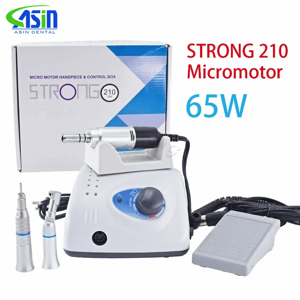 Мощный 210 микромотор и наконечник типа E 65 Вт инструмент для полировки зубов дрели
