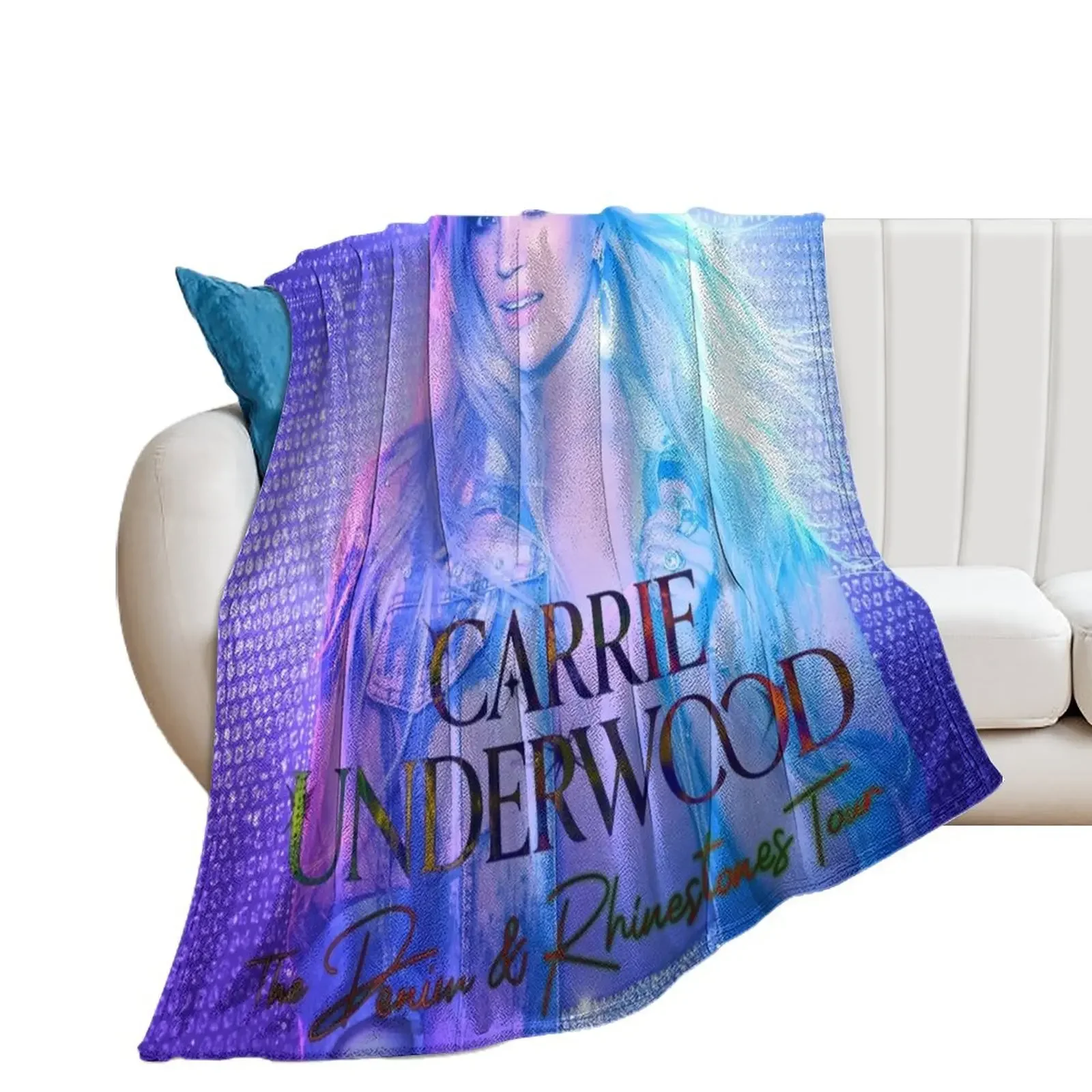 Джинсовое и искусственное одеяло carrie tour 2022 masmay персонализированные подарочные