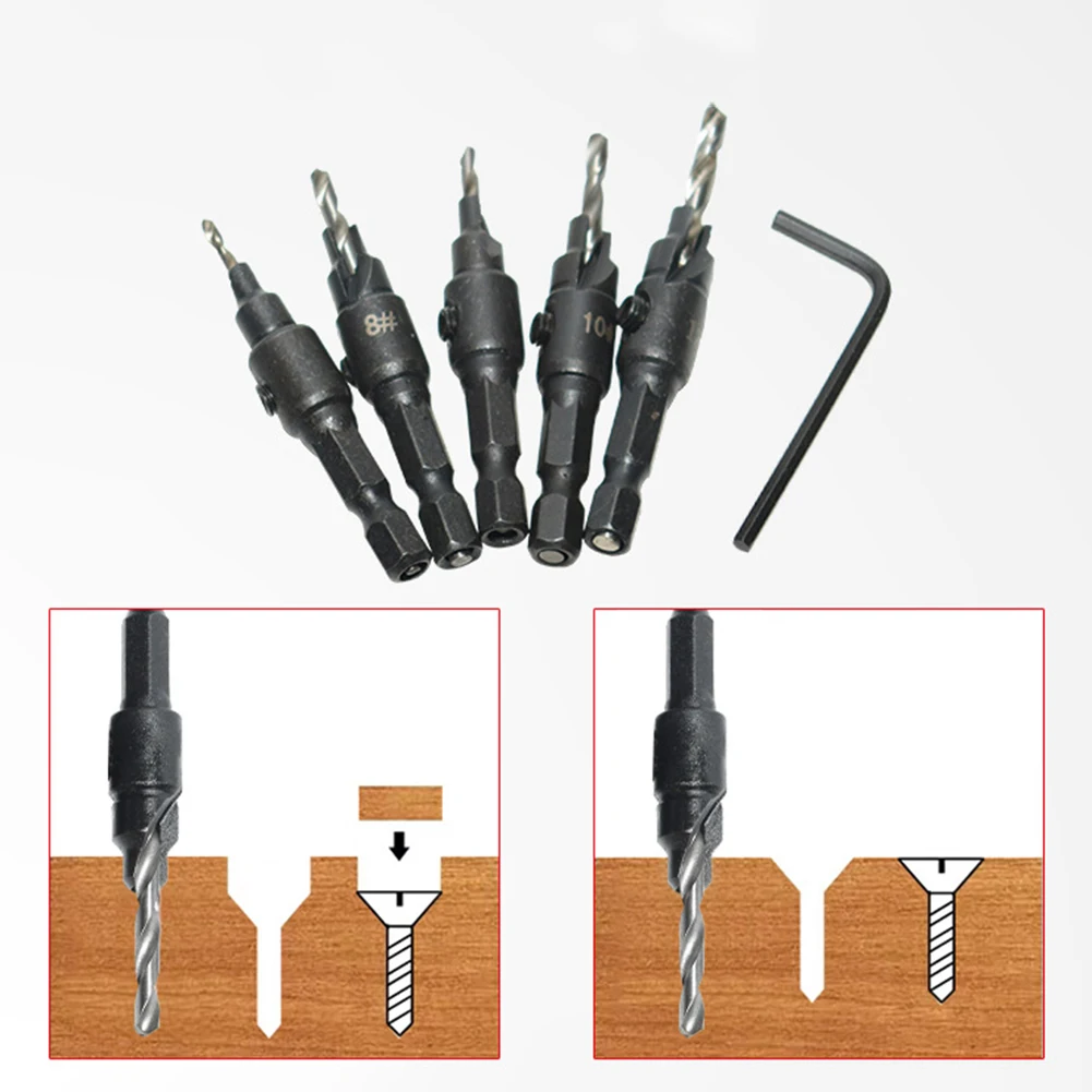 Набор сверл для дрели комплект насадок с регулировкой глубины проектов сделай