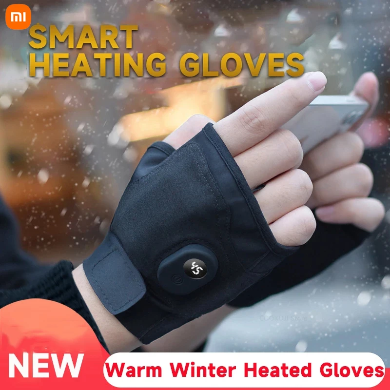 Xiaomi Hand Warmer Gloves Temperature Control Rechargeable Hands Warmer Winter Cycling Thermal Self-heating Electric Warmer